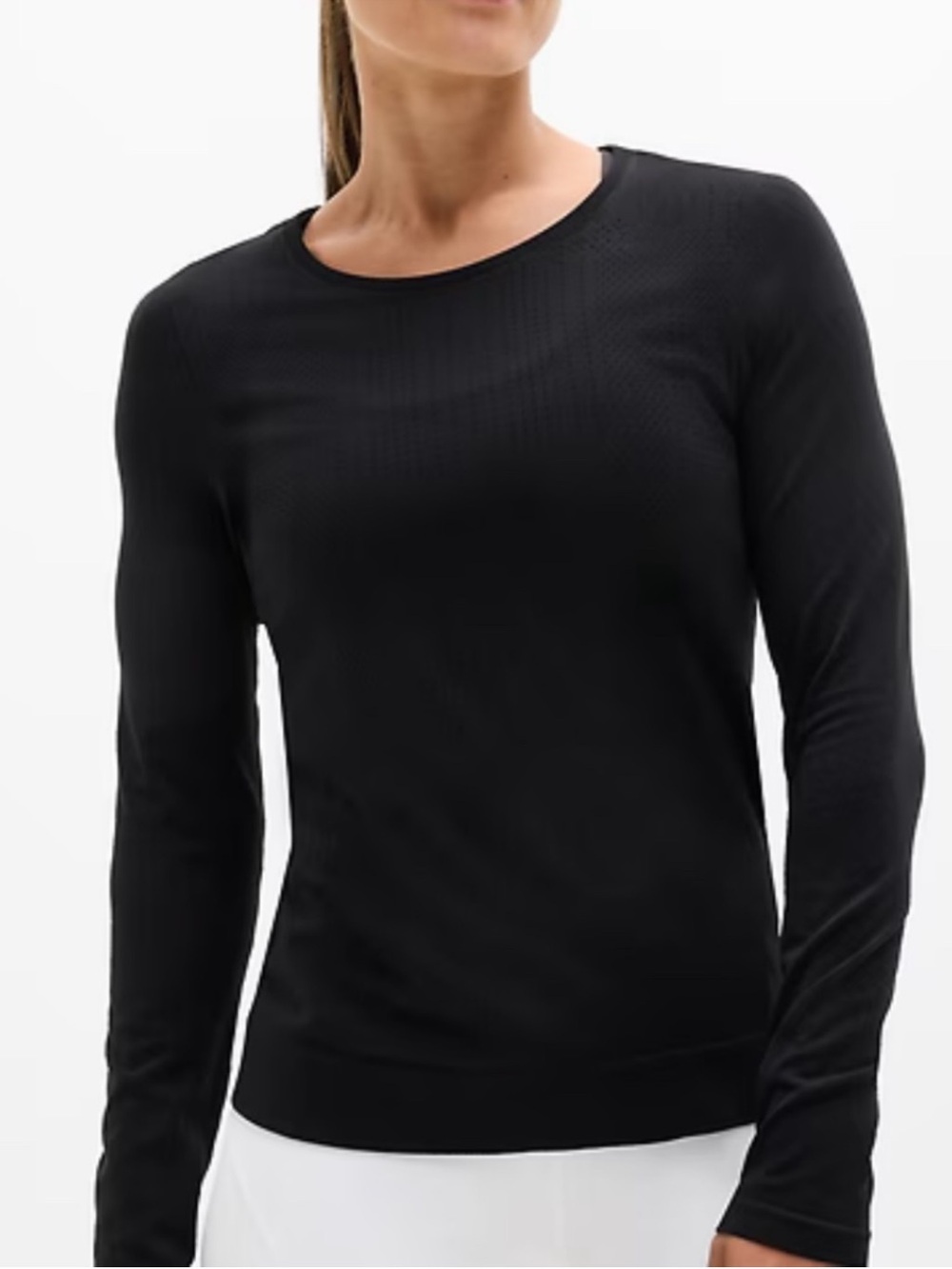 Athleta In Motion Perforated Long Sleeve